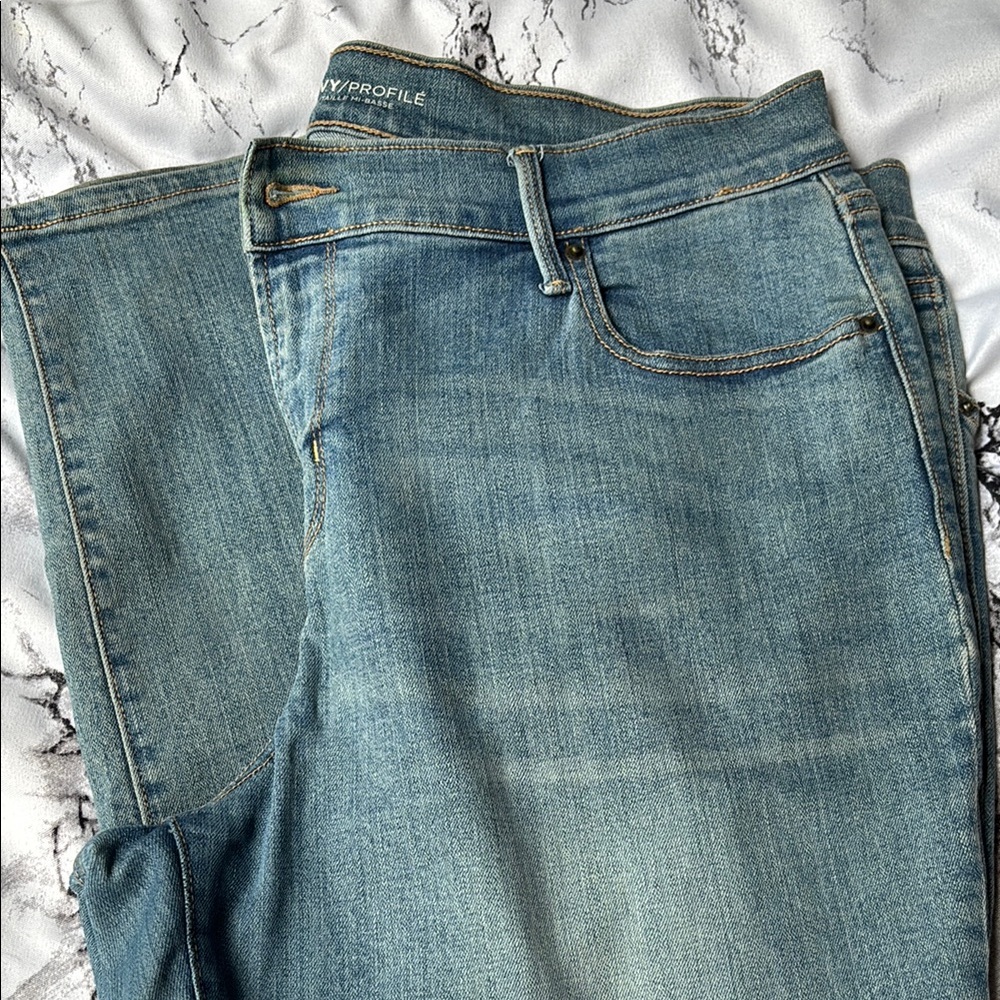 Old Navy Blue Straight Leg Jeans Classic Denim